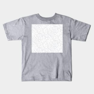 Matisse Gray Tropical Leaves Kids T-Shirt